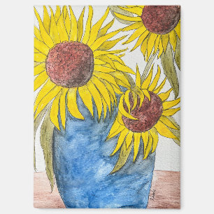 Sunflower Bouquet Magnet