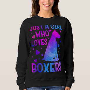 Sunflower Boxer Dog  Best Dog Mum Ever Mother's Da Sweatshirt