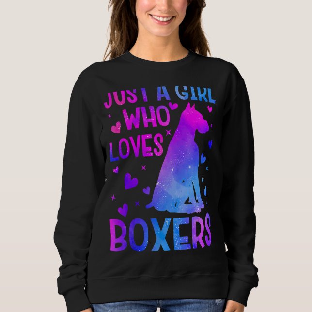 Sunflower Boxer Dog  Best Dog Mum Ever Mother's Da Sweatshirt (Front)