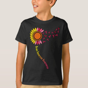 Sunflower Brain Aneurysm Awareness Month Support G T-Shirt