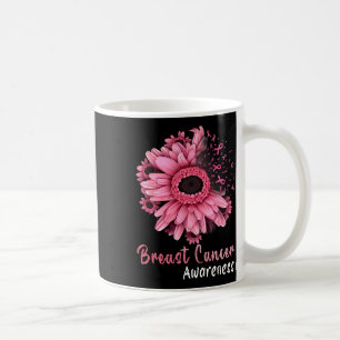 Sunflower Breast Cancer Awareness Pink Ribbon In O Coffee Mug