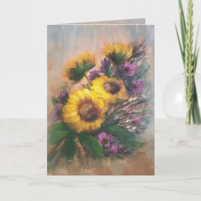 Sunflower Breeze Card (Front)