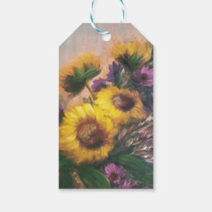 Sunflower Breeze gift tag