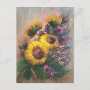 Sunflower Breeze Postcard