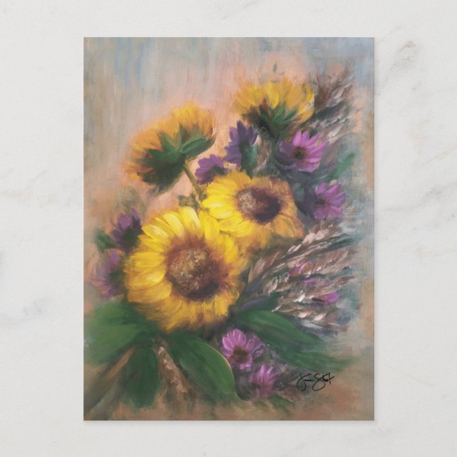 Sunflower Breeze Postcard (Front)