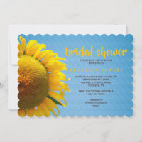 Sunflower Bridal Shower Invitation