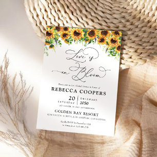 Sunflower Bridal Shower Invitation