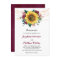 Sunflower Burgundy Rose Floral Lights Wedding