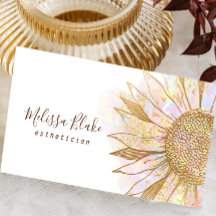 sunflower business card