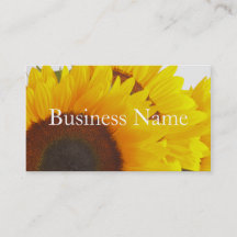 Sunflower  Business Card