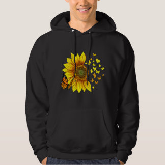 Sunflower Butterflies Hoodie