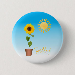 Sunflower Button