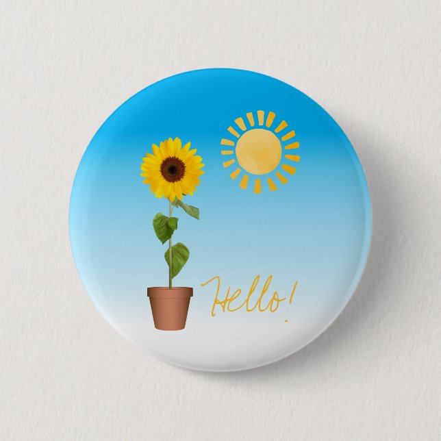 Sunflower Button (Front)