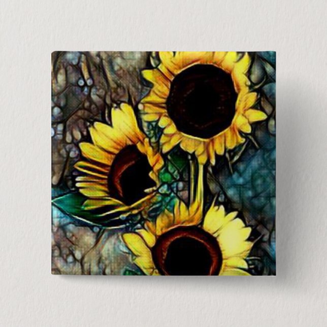 Sunflower Button (Front)