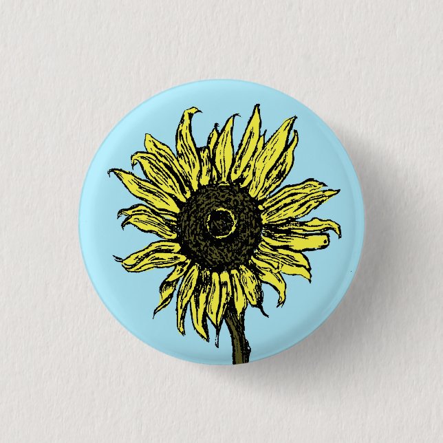 Sunflower - Button (Front)
