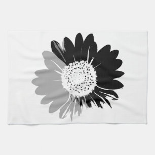 Sunflower BW kitchen towel