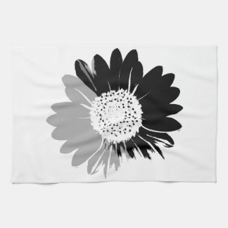 Sunflower BW kitchen towel