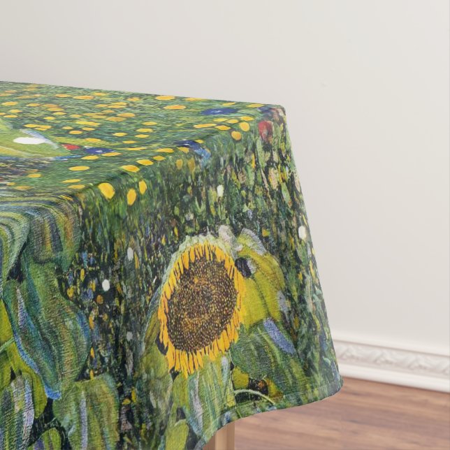 Sunflower by Gustav Klimt Tablecloth (In Situ)
