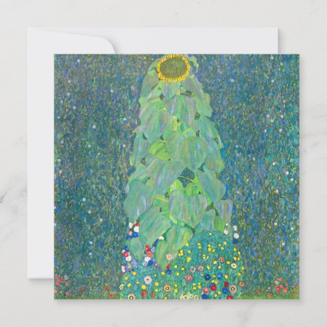 Sunflower by Klimt, Vintage Flowers Art Nouveau (Front)