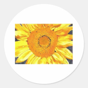 Sunflower by Paula Atwell Classic Round Sticker