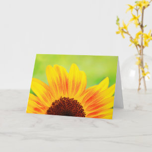 Sunflower Cancer Encouragement  Card