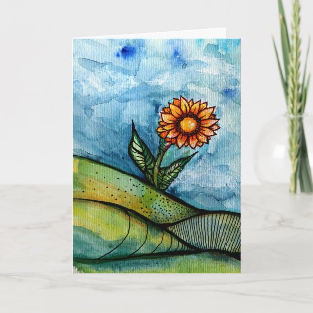 Sunflower                                          card (Front)