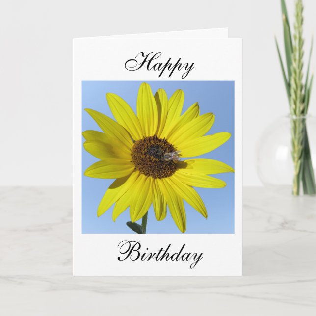 Sunflower Card (Front)