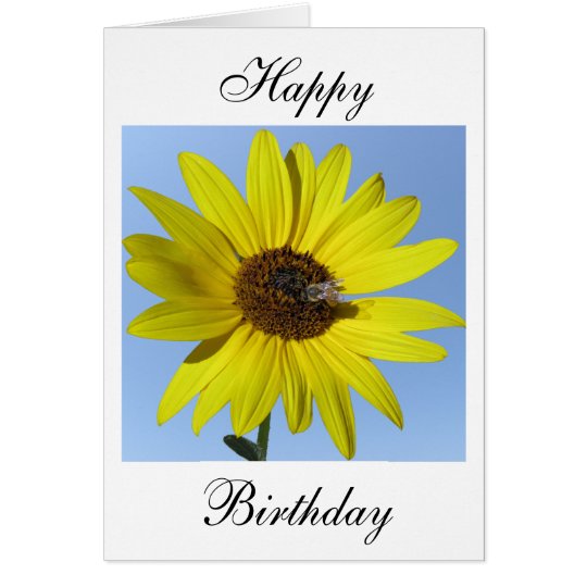 Sunflower Card