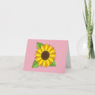 Sunflower Card