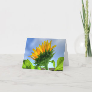 Sunflower Card