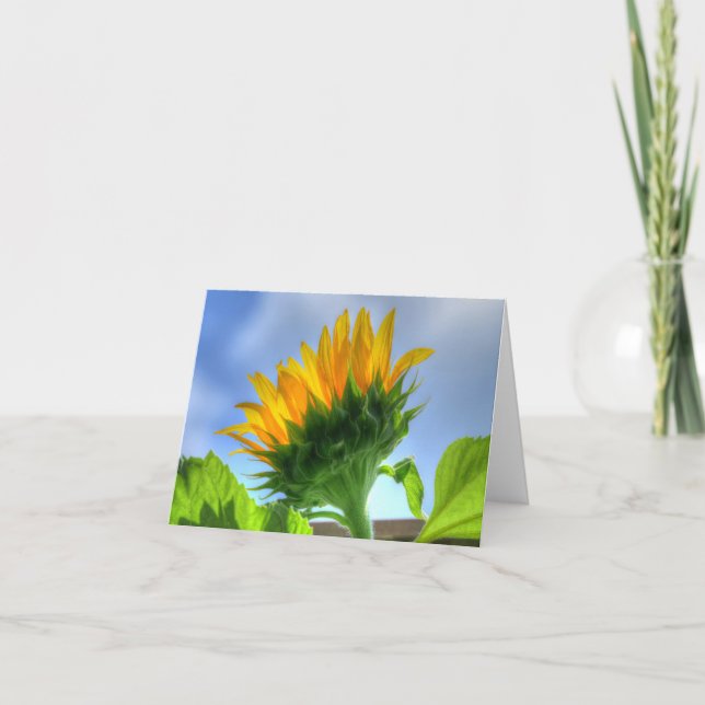 Sunflower Card (Front)