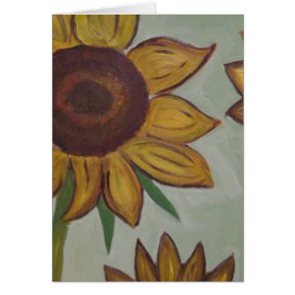 Sunflower Card