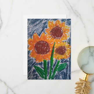 Sunflower card