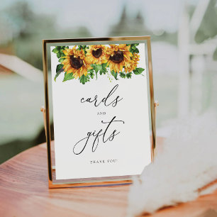 Sunflower Cards and Gifts Sign