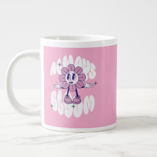 Sunflower Cartoon Quote Large Coffee Mug