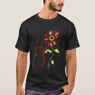 Sunflower Cat Burgundy Antiphospholipid Syndrome A T-Shirt