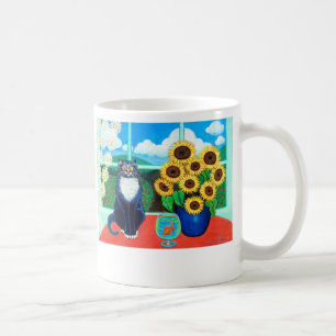 Sunflower Cat Mug