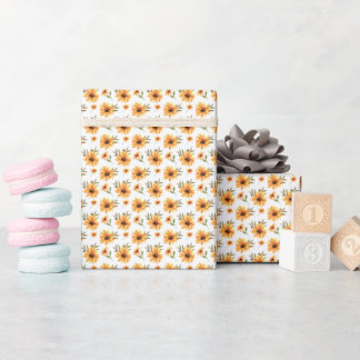 Sunflower Celebration Wrapping Paper