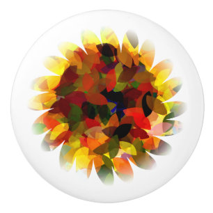 SUNFLOWER CERAMIC KNOB