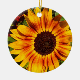 Sunflower Ceramic Ornament