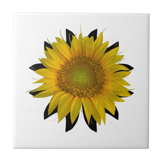 Sunflower Ceramic Tile (Front)