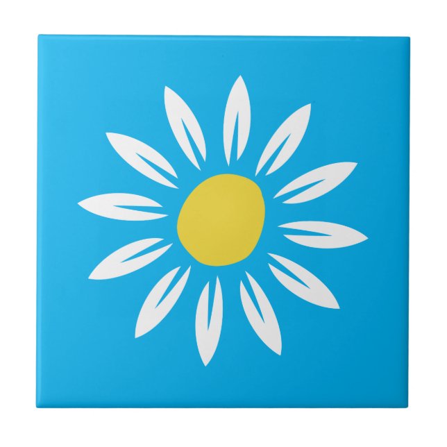 Sunflower Ceramic Tile (Front)