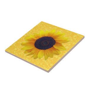 Sunflower Ceramic Tile