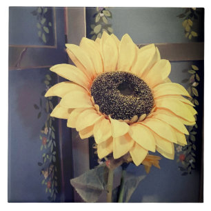 Sunflower Ceramic Tile