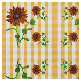 Sunflower Circles Fabric