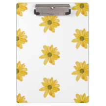 Sunflower clipboard 
