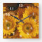 Sunflower clock