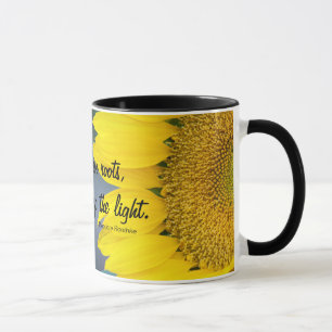 Sunflower Close Up Photograph Mug