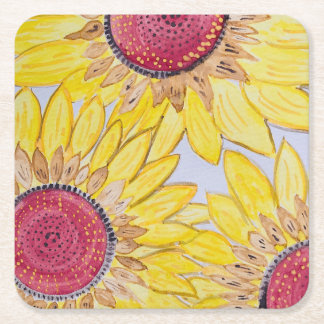 Sunflower Coaster