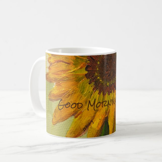 Sunflower Coffee Mug (Front Left)